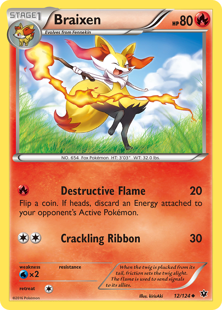 Braixen (12/124) [XY: Fates Collide] - Comfy Hobbies