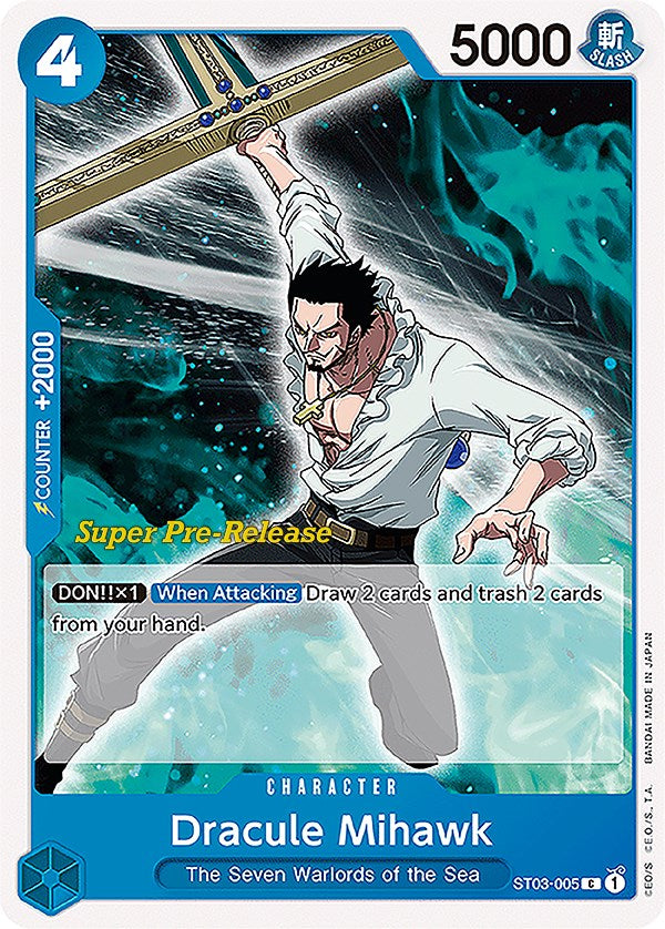 Dracule Mihawk [Super Pre-Release Starter Deck: The Seven Warlords of the Sea] - Comfy Hobbies