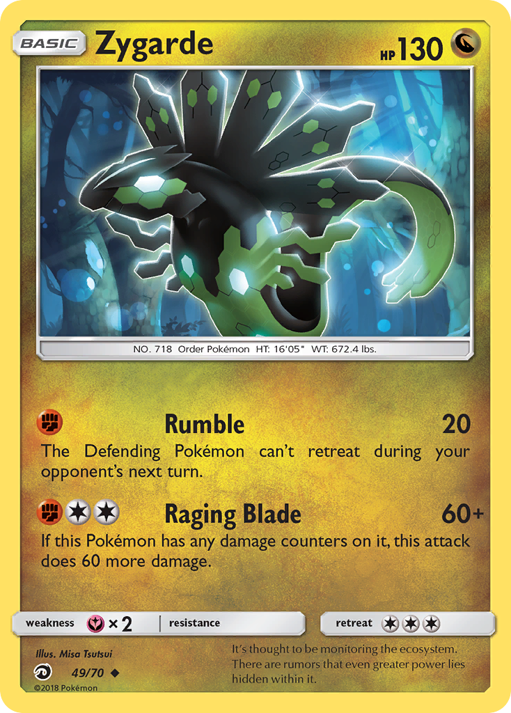 Zygarde (49/70) [Sun & Moon: Dragon Majesty] - Comfy Hobbies