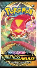 Sword & Shield: Darkness Ablaze - Booster Pack - Comfy Hobbies