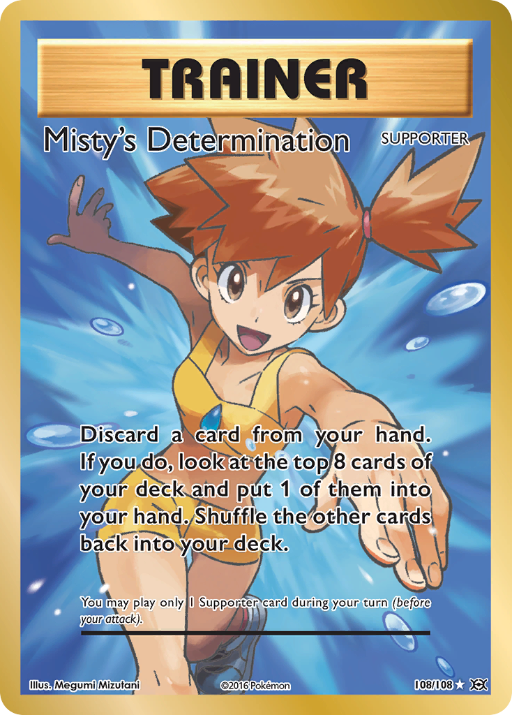 Misty's Determination (108/108) [XY: Evolutions] - Comfy Hobbies