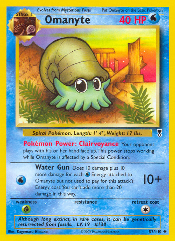 Omanyte (57/110) [Legendary Collection] - Comfy Hobbies