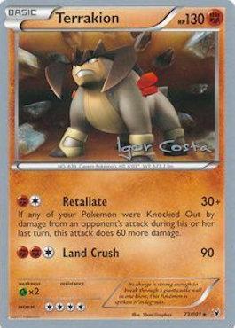 Terrakion (73/101) (Pesadelo Prism - Igor Costa) [World Championships 2012] - Comfy Hobbies