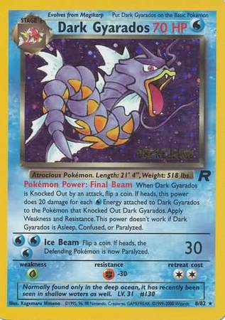Dark Gyarados (8/82) (Prerelease Promo) [Team Rocket Unlimited] - Comfy Hobbies