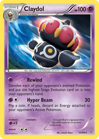 Claydol (33/98) [XY: Ancient Origins] - Comfy Hobbies