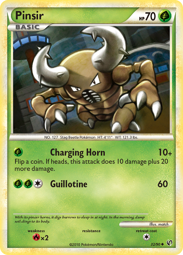 Pinsir (32/90) [HeartGold & SoulSilver: Undaunted] - Comfy Hobbies