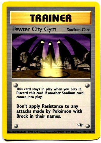 Pewter City Gym (115/132) [Gym Heroes Unlimited] - Comfy Hobbies