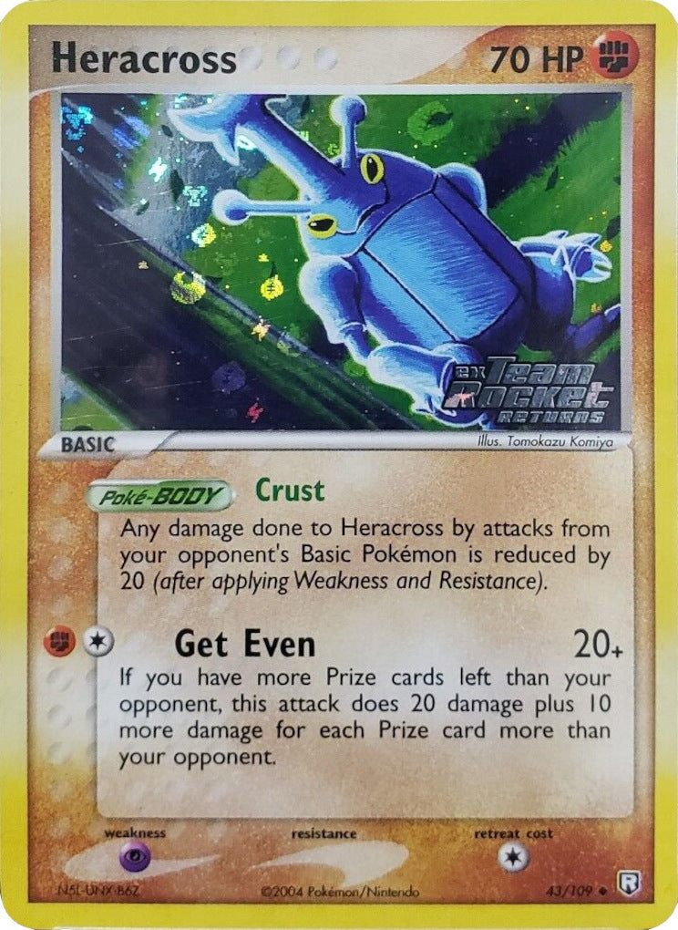 Heracross (43/109) (Stamped) [EX: Team Rocket Returns] - Comfy Hobbies