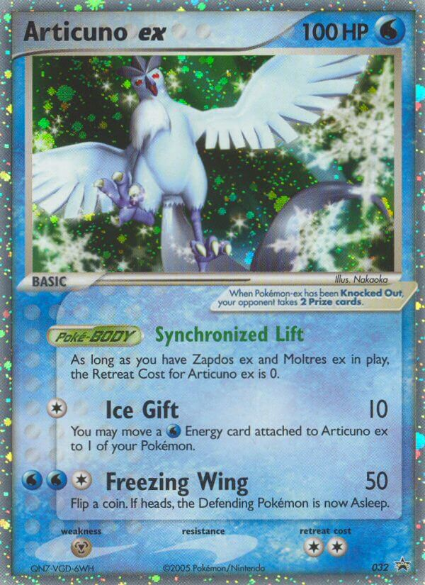 Articuno ex (032) [Nintendo: Black Star Promos] - Comfy Hobbies