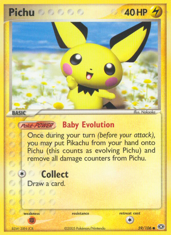 Pichu (59/106) [EX: Emerald] - Comfy Hobbies