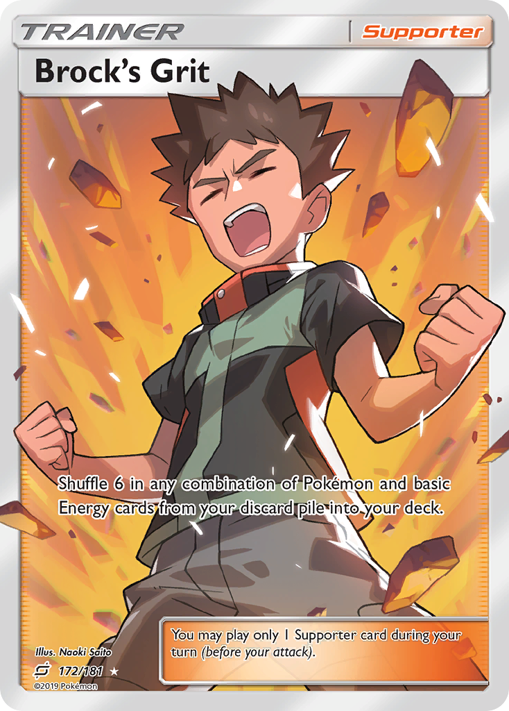 Brock's Grit (172/181) [Sun & Moon: Team Up] - Comfy Hobbies