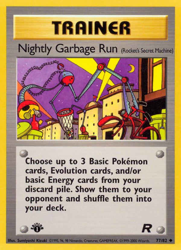 Nightly Garbage Run (77/82) [Team Rocket 1st Edition] - Comfy Hobbies