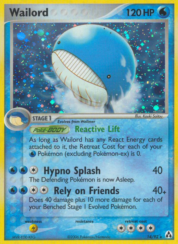 Wailord (14/92) [EX: Legend Maker] - Comfy Hobbies