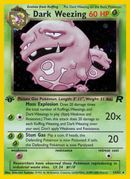 Dark Weezing (14/82) [Team Rocket 1st Edition] - Comfy Hobbies