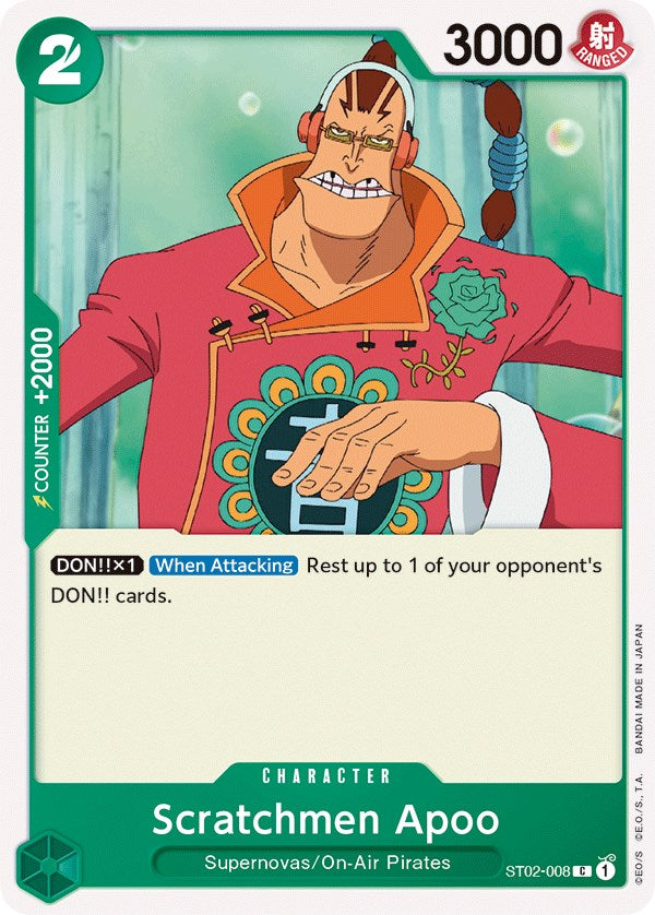 Scratchmen Apoo [Starter Deck: Worst Generation] - Comfy Hobbies