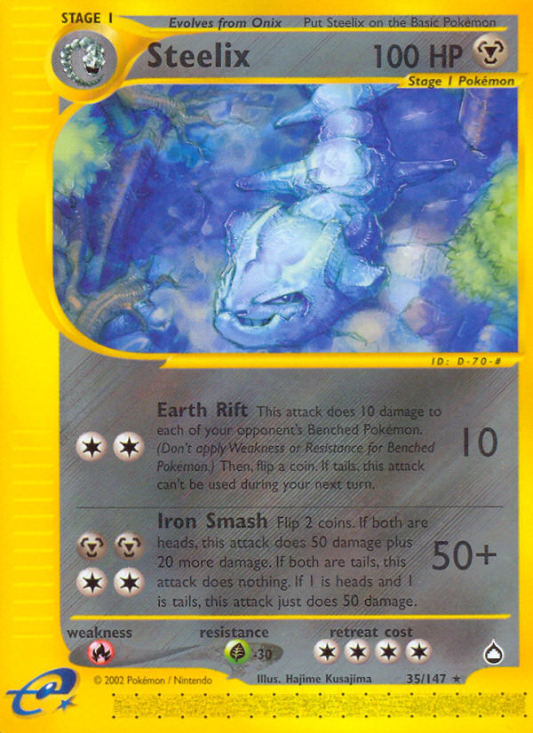Steelix (35/147) [Aquapolis] - Comfy Hobbies