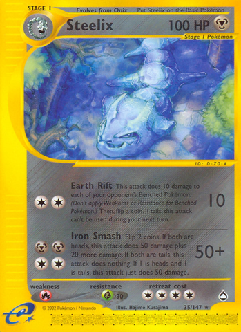 Steelix (35/147) [Aquapolis] - Comfy Hobbies