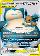 Eevee & Snorlax GX (171/181) [Sun & Moon: Team Up] - Comfy Hobbies