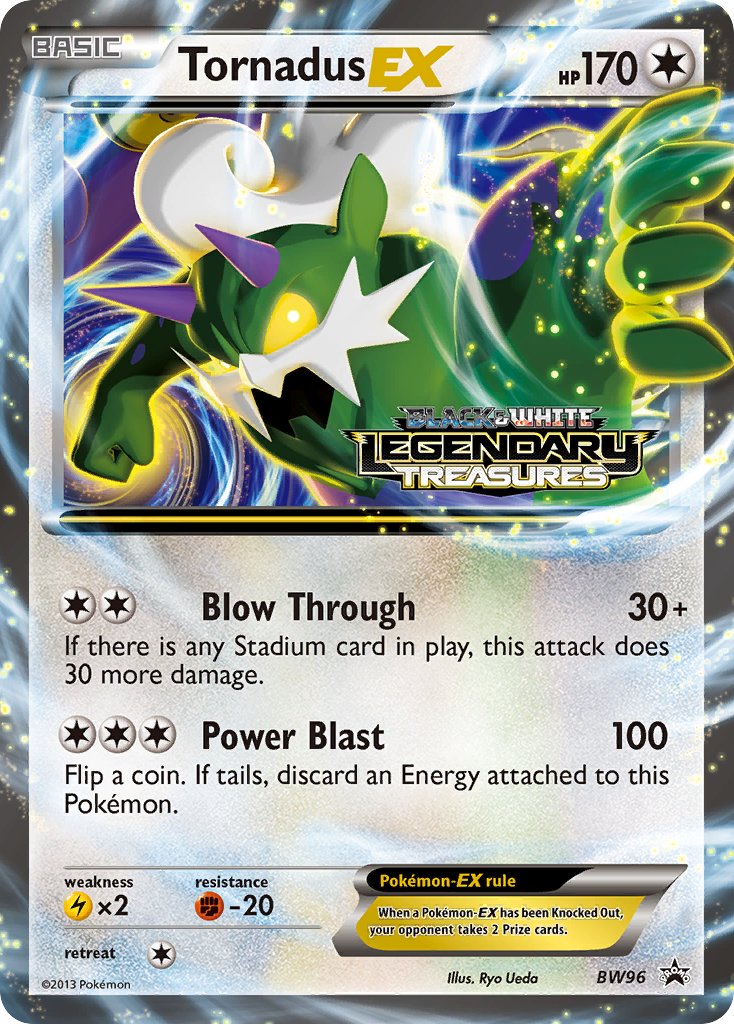 Tornadus EX (BW96) [Black & White: Black Star Promos] - Comfy Hobbies