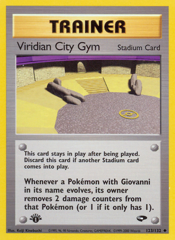 Viridian City Gym (123/132) [Gym Challenge 1st Edition] - Comfy Hobbies