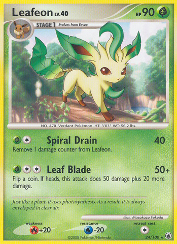 Leafeon (24/100) [Diamond & Pearl: Majestic Dawn] - Comfy Hobbies