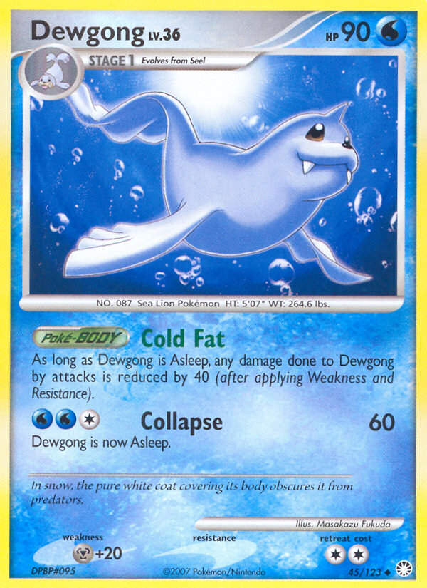 Dewgong (45/123) [Diamond & Pearl: Mysterious Treasures] - Comfy Hobbies