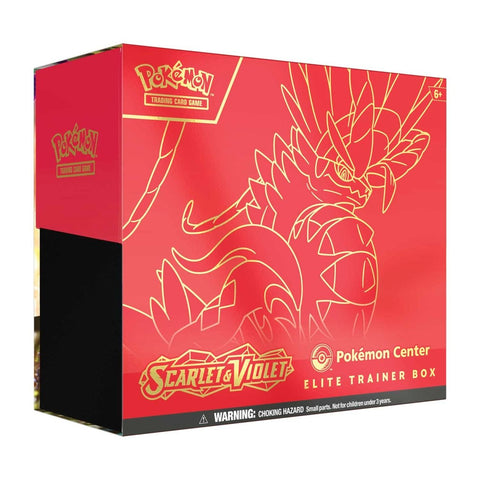 Scarlet & Violet - Elite Trainer Box (Koraidon) (Pokemon Center Exclusive) - Comfy Hobbies