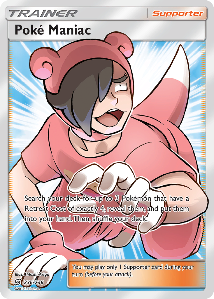 Poke Maniac (236/236) [Sun & Moon: Unified Minds] - Comfy Hobbies