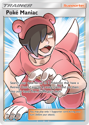 Poke Maniac (236/236) [Sun & Moon: Unified Minds] - Comfy Hobbies