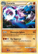 Lucario (14/95) (Cracked Ice Holo) (Theme Deck Exclusive) [HeartGold & SoulSilver: Call of Legends] - Comfy Hobbies