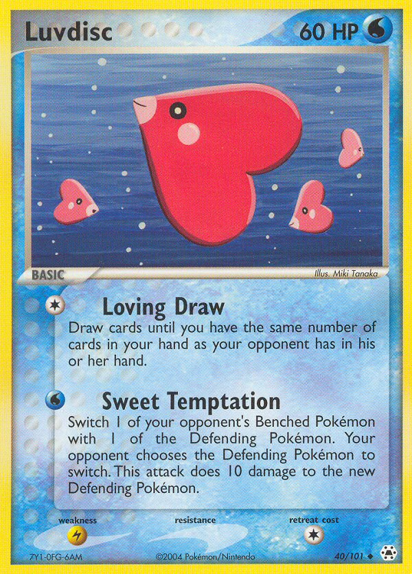 Luvdisc (40/101) [EX: Hidden Legends] - Comfy Hobbies