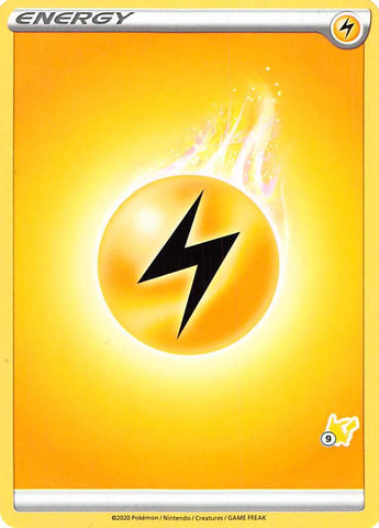 Lightning Energy (Pikachu Stamp #9) [Battle Academy 2022] - Comfy Hobbies