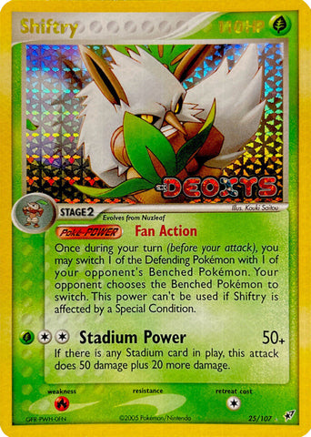 Shiftry (25/107) (Stamped) [EX: Deoxys] - Comfy Hobbies