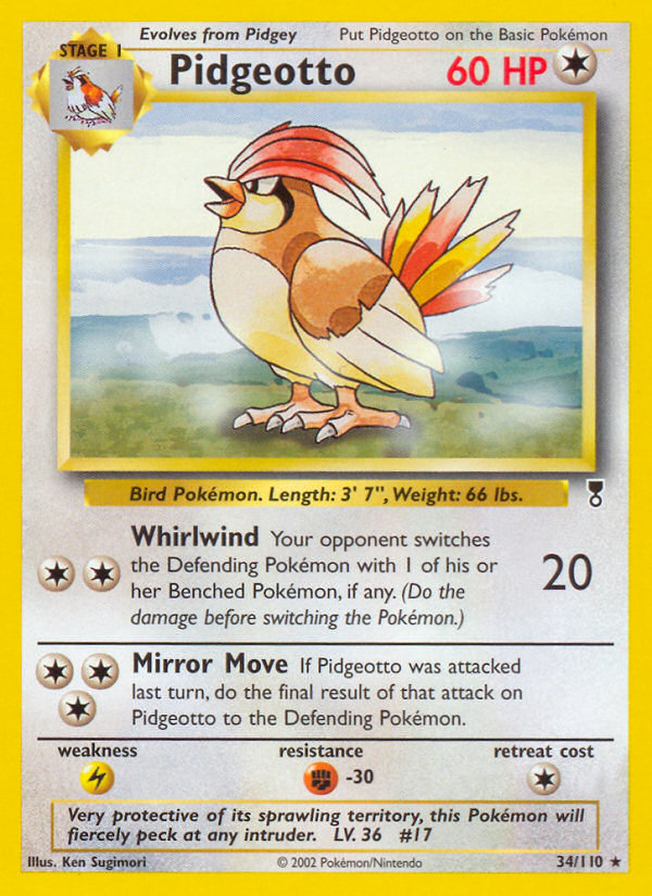 Pidgeotto (34/110) [Legendary Collection] - Comfy Hobbies