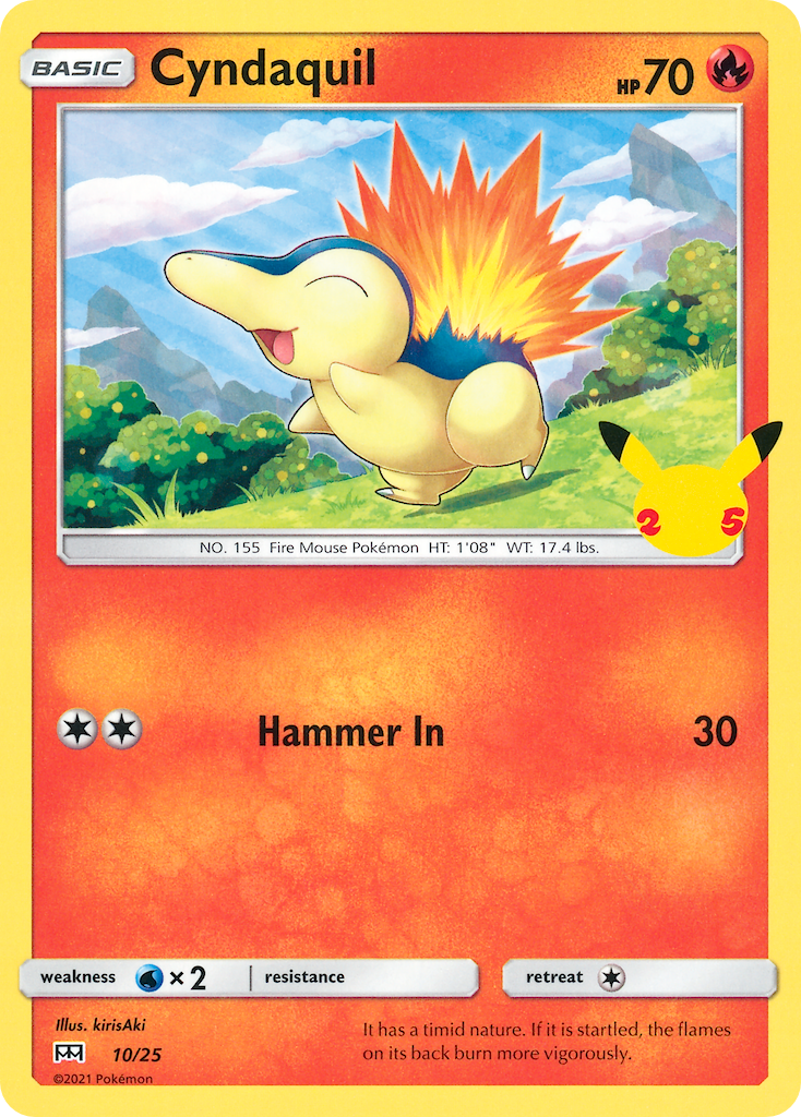 Cyndaquil (10/25) [McDonald's 25th Anniversary] - Comfy Hobbies