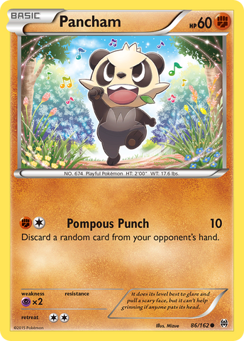 Pancham (86/162) [XY: BREAKthrough] - Comfy Hobbies