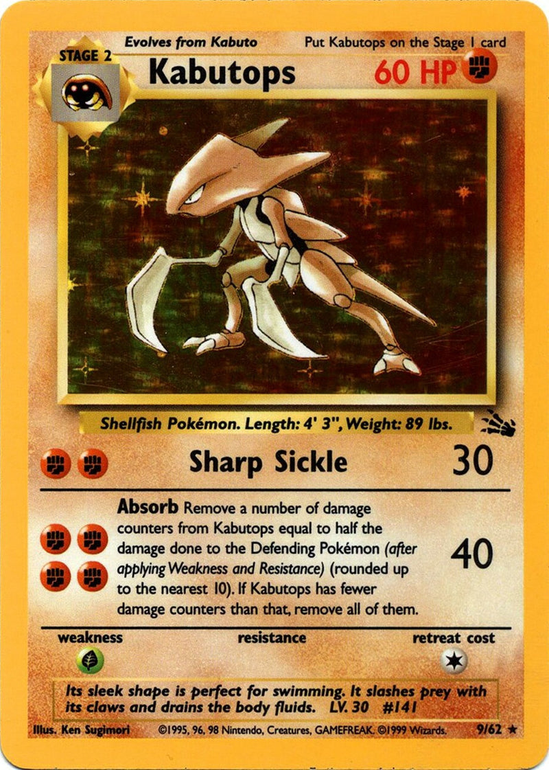 Kabutops (9/62) [Fossil Unlimited] - Comfy Hobbies