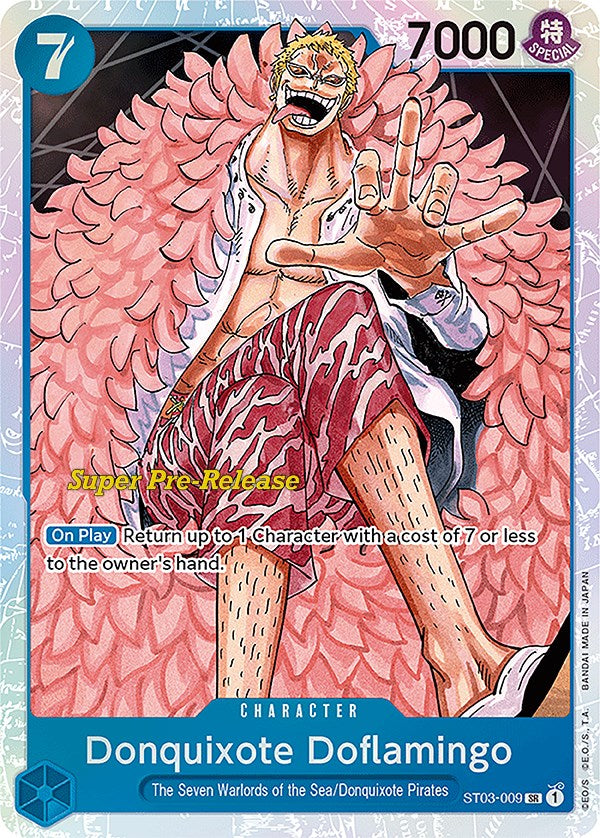 Donquixote Doflamingo [Super Pre-Release Starter Deck: The Seven Warlords of the Sea] - Comfy Hobbies