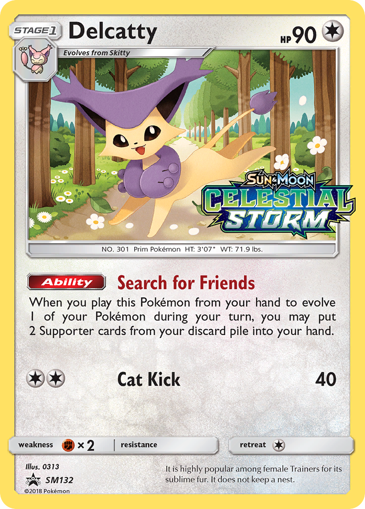 Delcatty (SM132) [Sun & Moon: Black Star Promos] - Comfy Hobbies