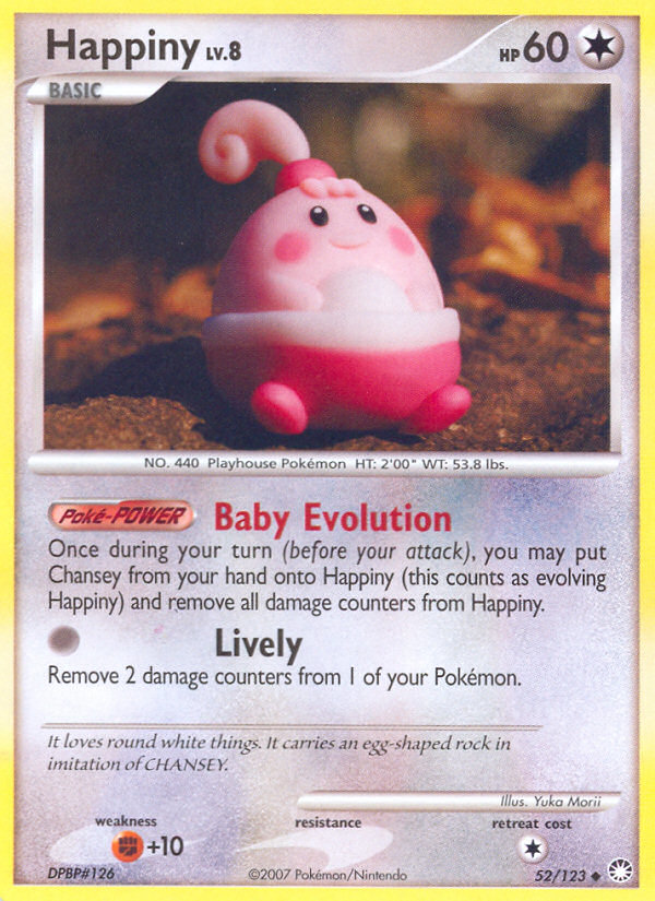Happiny (52/123) [Diamond & Pearl: Mysterious Treasures] - Comfy Hobbies