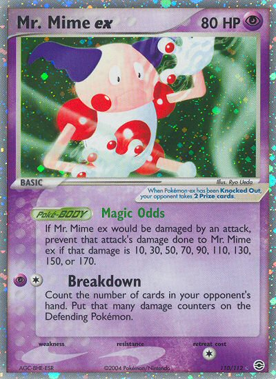 Mr. Mime ex (110/112) [EX: FireRed & LeafGreen] - Comfy Hobbies