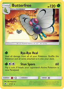 Butterfree (3/147) [Sun & Moon: Burning Shadows] - Comfy Hobbies