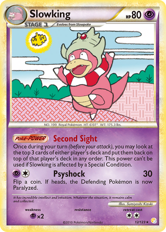 Slowking (12/123) [HeartGold & SoulSilver: Base Set] - Comfy Hobbies