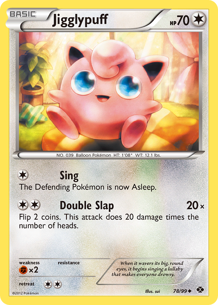Jigglypuff (78/99) [Black & White: Next Destinies] - Comfy Hobbies