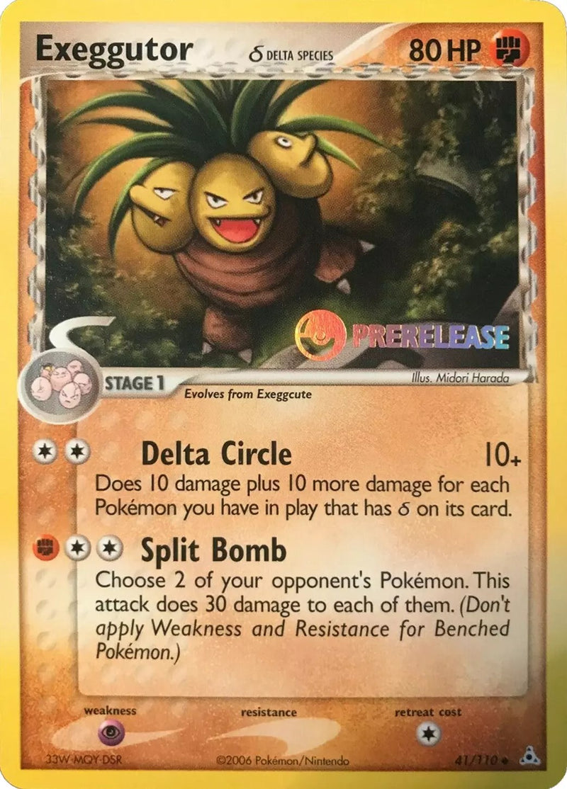 Exeggutor (41/110) (Prerelease) [EX: Holon Phantoms] - Comfy Hobbies