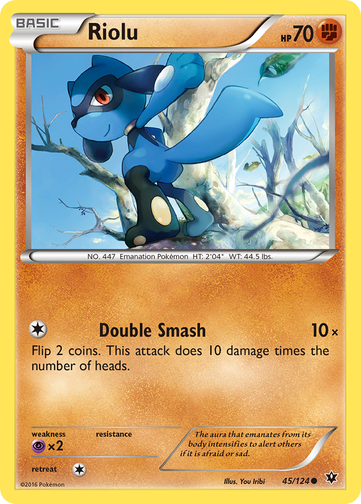 Riolu (45/124) [XY: Fates Collide] - Comfy Hobbies