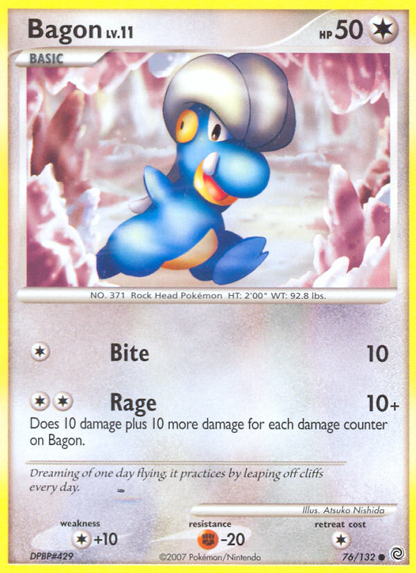 Bagon (76/132) [Diamond & Pearl: Secret Wonders] - Comfy Hobbies
