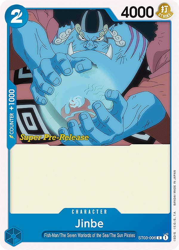 Jinbe [Super Pre-Release Starter Deck: The Seven Warlords of the Sea] - Comfy Hobbies