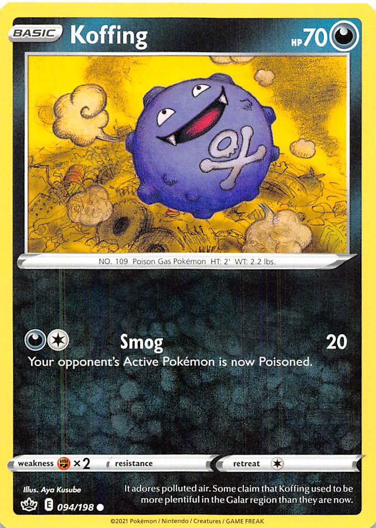 Koffing (094/198) [Sword & Shield: Chilling Reign] - Comfy Hobbies