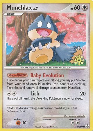 Munchlax (68/100) [Countdown Calendar Promos] - Comfy Hobbies